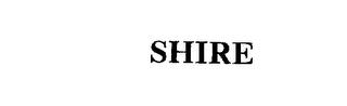 SHIRE trademark