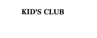 KID'S CLUB trademark