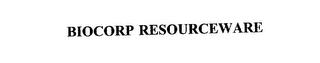 BIOCORP RESOURCEWARE trademark