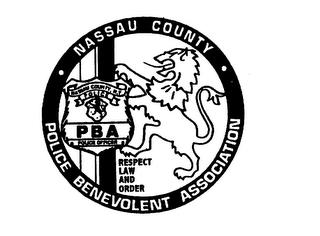 PBA NASSAU COUNTY POLICE BENEVOLENT ASSOCIATION trademark