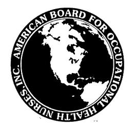 AMERICAN BOARD FOR OCCUPATIONAL HEALTH NURSES, INC. trademark