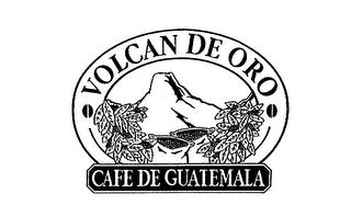 VOLCAN DE ORO CAFE DE GUATEMALA trademark