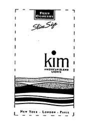 KIM AMERICAN BLEND LIGHTS SLIM SIZE FILTER CIGARETTES NEW YORK LONDON PARIS trademark