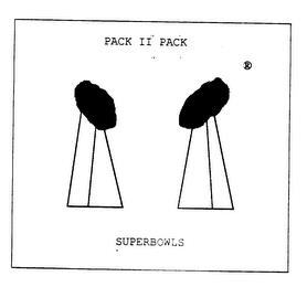 PACK II PACK SUPERBOWLS trademark