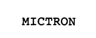 MICTRON trademark