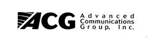 ACG ADVANCED COMMUNICATIONS GROUP, INC. trademark