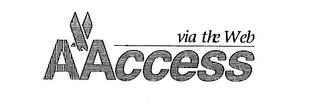 AACCESS VIA THE WEB trademark