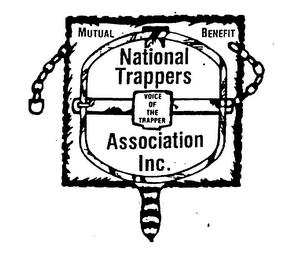 MUTUAL BENEFIT NATIONAL TRAPPERS VOICE OF THE TRAPPER ASSOCIATION INC. trademark