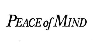 PEACE OF MIND trademark