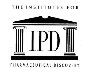 IPD THE INSTITUTES FOR PHARMACEUTICAL DISCOVERY trademark