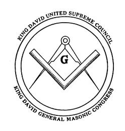 G KING DAVID UNITED SUPREME COUNCIL KING DAVID GENERAL MASONIC CONGRESS trademark