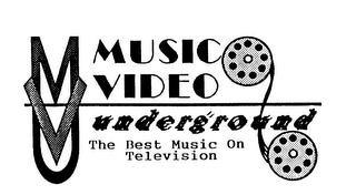 MVU MUSIC VIDEO UNDERGROUND THE BEST MUSIC ON TELEVISION trademark