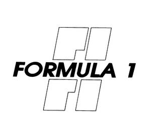 F1 FORMULA 1 trademark