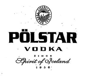 POLSTAR VODKA SPIRIT OF ICELAND SINCE 1936 trademark