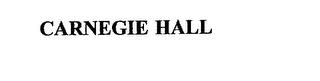 CARNEGIE HALL trademark