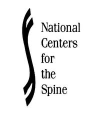 NATIONAL CENTERS FOR THE SPINE trademark