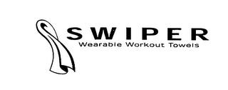 SWIPER WEARABLE WORKOUT TOWELS trademark