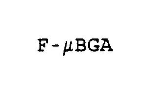 F-UBGA trademark