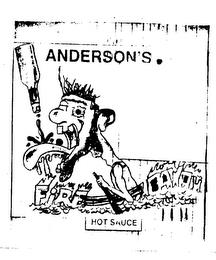 ANDERSON'S HOT SAUCE trademark