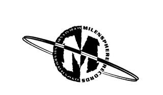 M MILENSPHERE RECORDS trademark