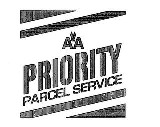 AA PRIORITY PARCEL SERVICE trademark