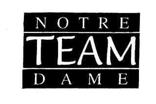 TEAM NOTRE DAME trademark