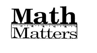 MATH MATTERS trademark