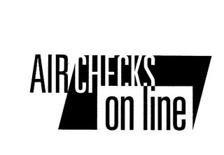 AIRCHECKS ONLINE trademark