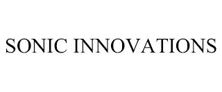 SONIC INNOVATIONS trademark