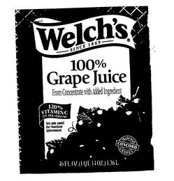 WELCH'S SINCE 1869 trademark