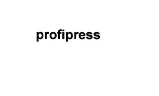 PROFIPRESS trademark