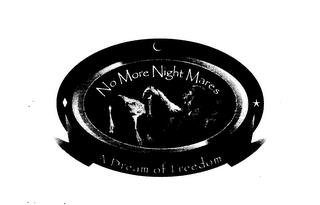 NO MORE NIGHT MARES A DREAM OF FREEDOM trademark