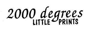 2000 DEGREES LITTLE PRINTS trademark