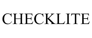 CHECKLITE trademark