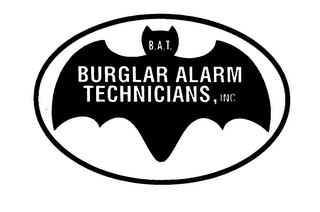 B.A.T. BURGLAR ALARM TECHNICIANS, INC. trademark