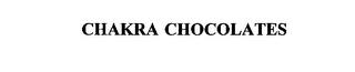 CHAKRA CHOCOLATES trademark