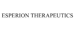 ESPERION THERAPEUTICS trademark