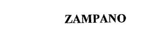 ZAMPANO trademark