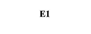 E1 trademark