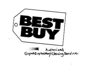 BEST BUY AUTHORIZED CARPET & UPHOLSTERY CLEANING SERVICE trademark