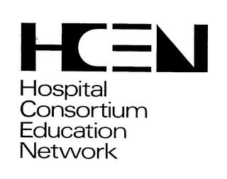 HCEN HOSPITAL CONSORTIUM EDUCATION NETWORK trademark