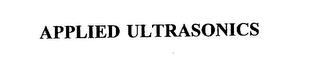 APPLIED ULTRASONICS trademark