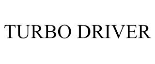 TURBO DRIVER trademark