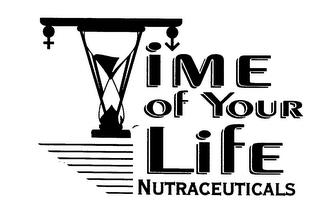 TIME OF YOUR LIFE NUTRACEUTICALS trademark