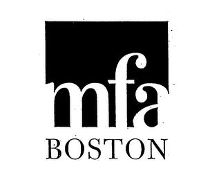 MFA BOSTON trademark