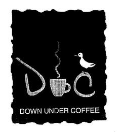 DOWN UNDER COFFEE trademark