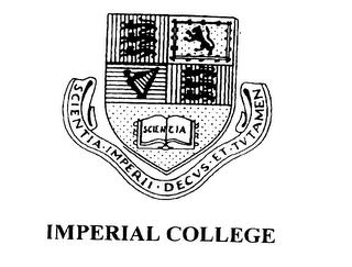 IMPERIAL COLLEGE SCIENTIA IMPERII DECUSET TUTAMEN trademark