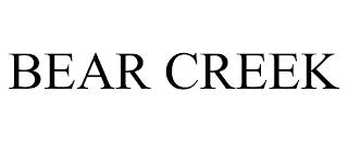 BEAR CREEK trademark