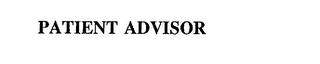 PATIENT ADVISOR trademark