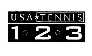 USA TENNIS 1.2.3 trademark